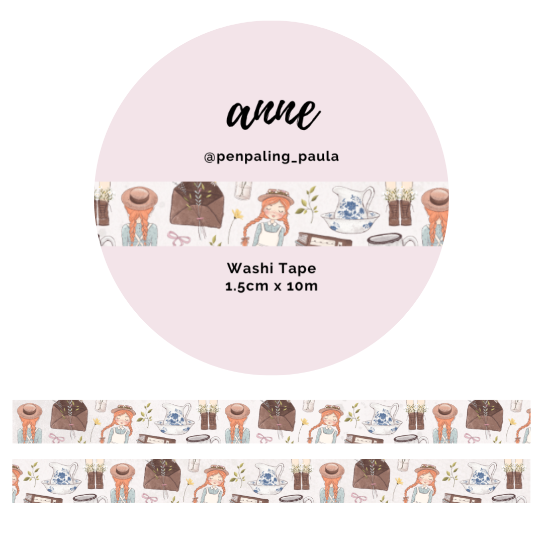 Anne Washi Tape | Penpaling Paula