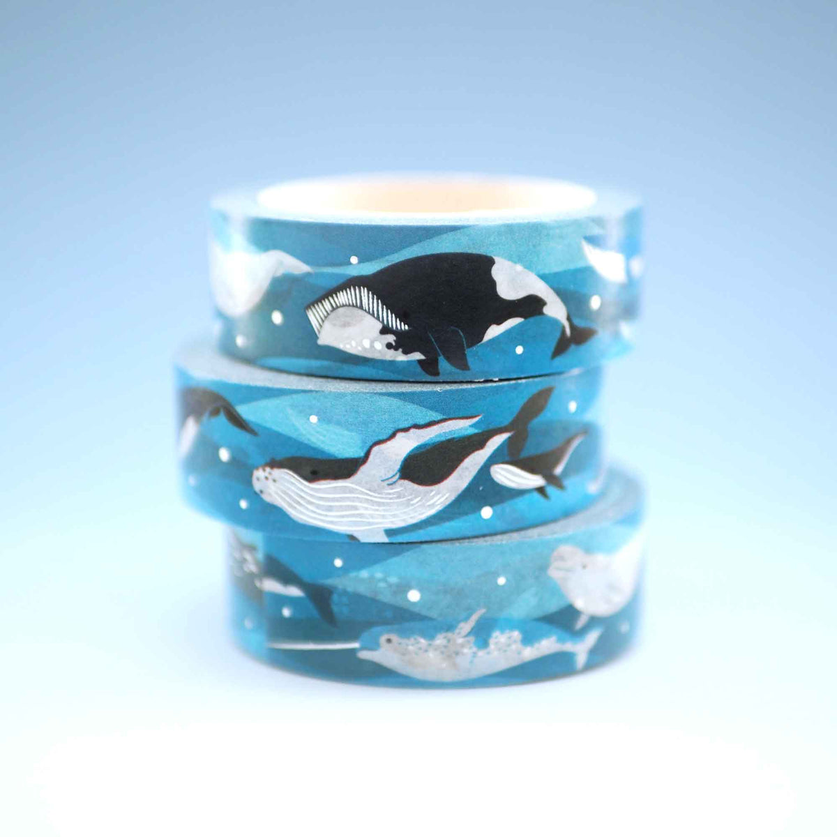 Whale Single Roll Washi Tape by Shoal | Papertail Fox