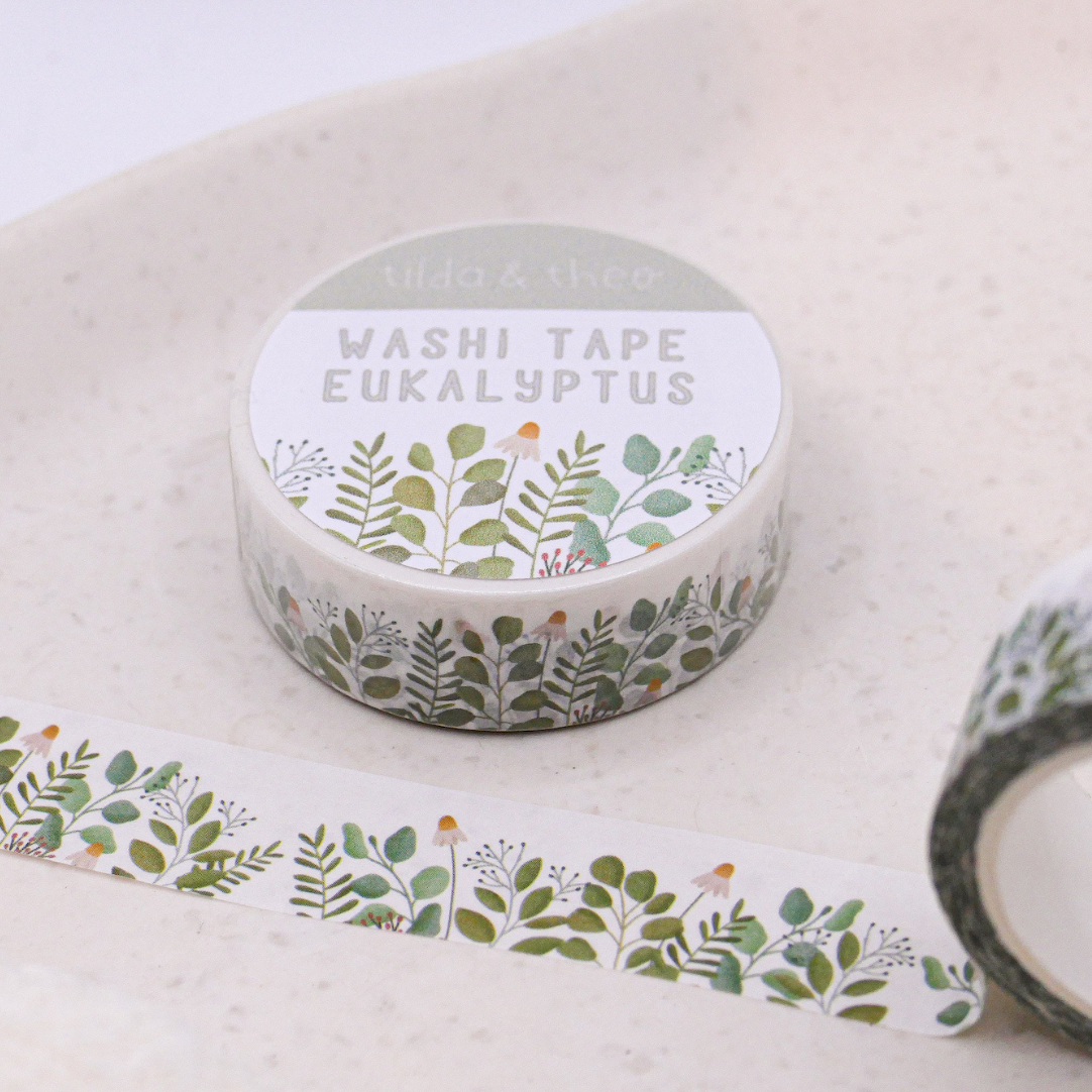 Eucalyptus Washi Tape | Tilda & Theo