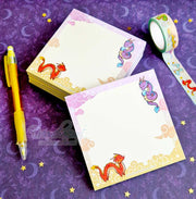 Dragon Buddies Tear Away Memo Pad by Dreamchaserart | Papertail Fox