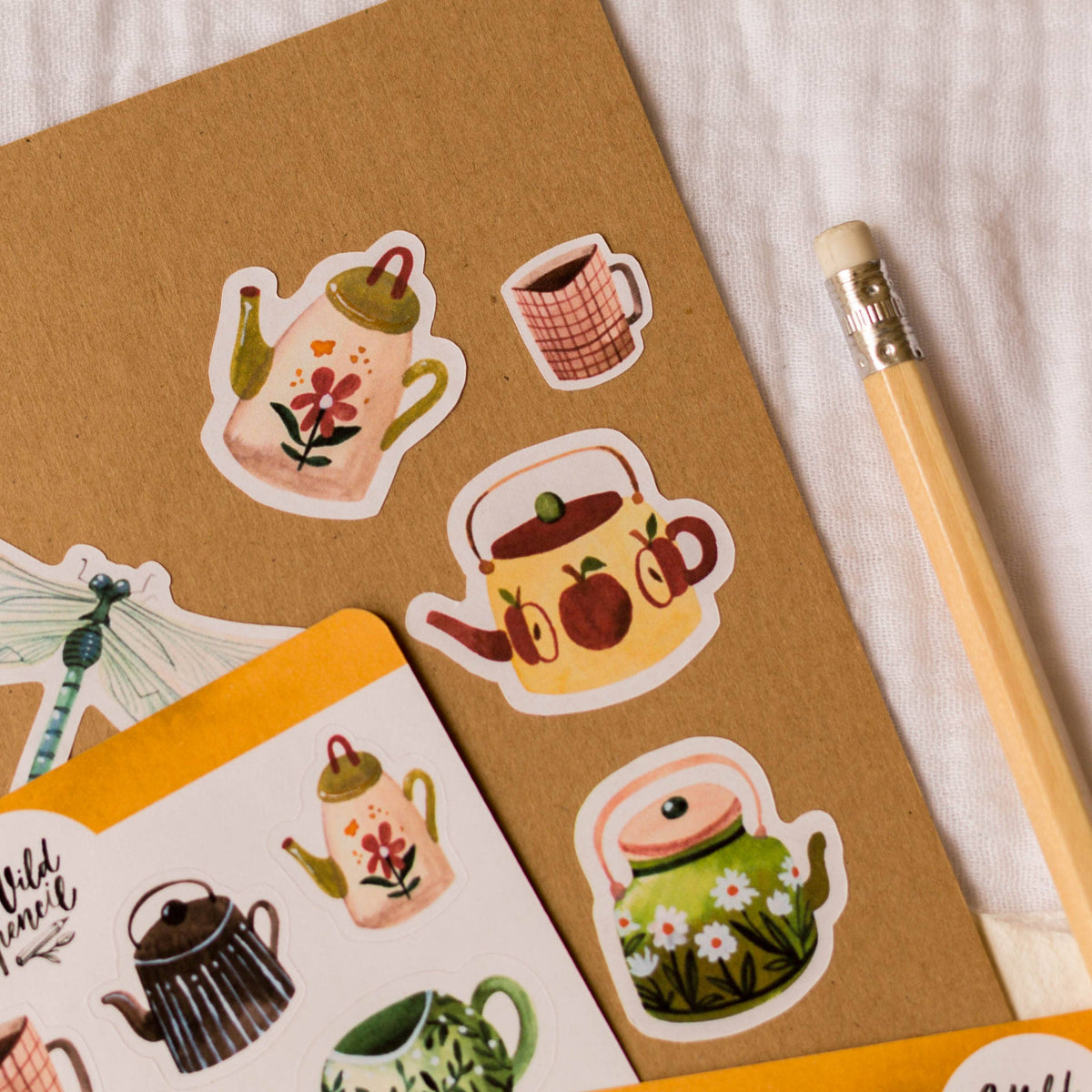 Autumn Mugs Sticker Sheet | Wild Pencil Studio