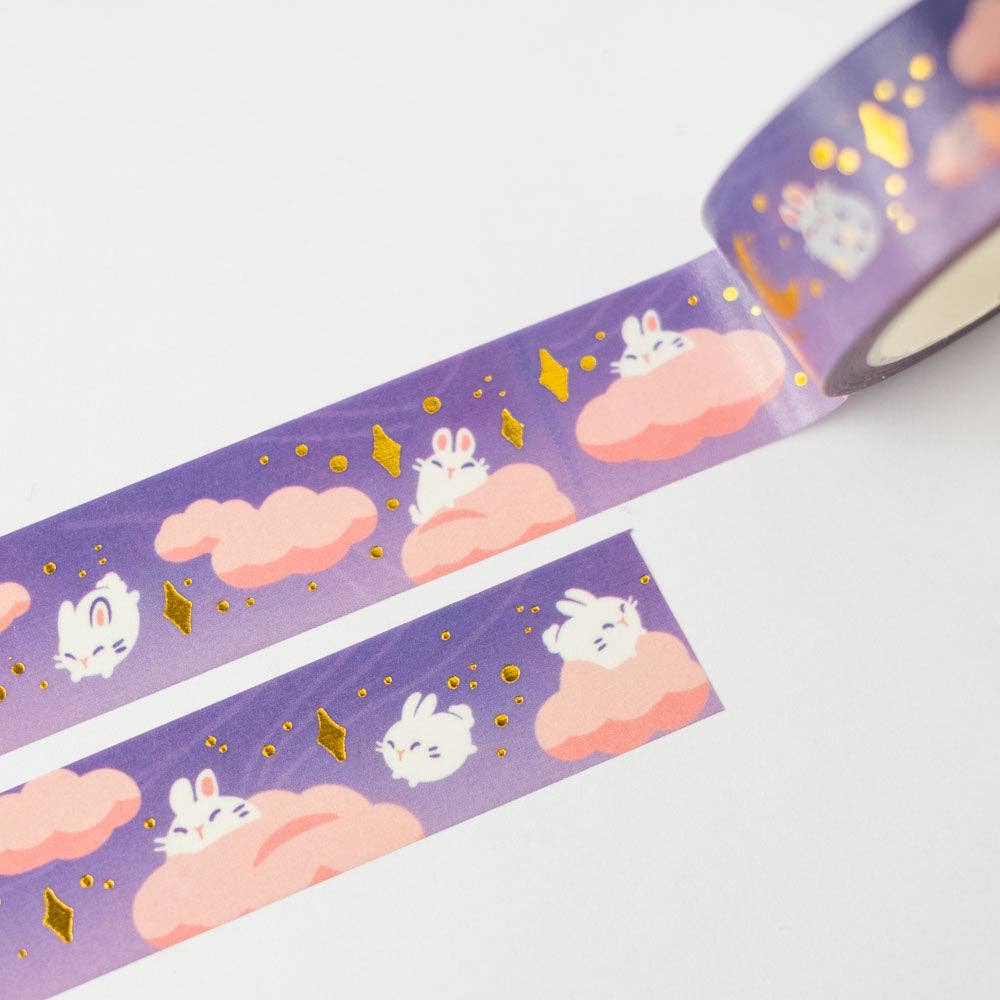In the Clouds Gold Foil Washi Tape | Birdie Tam