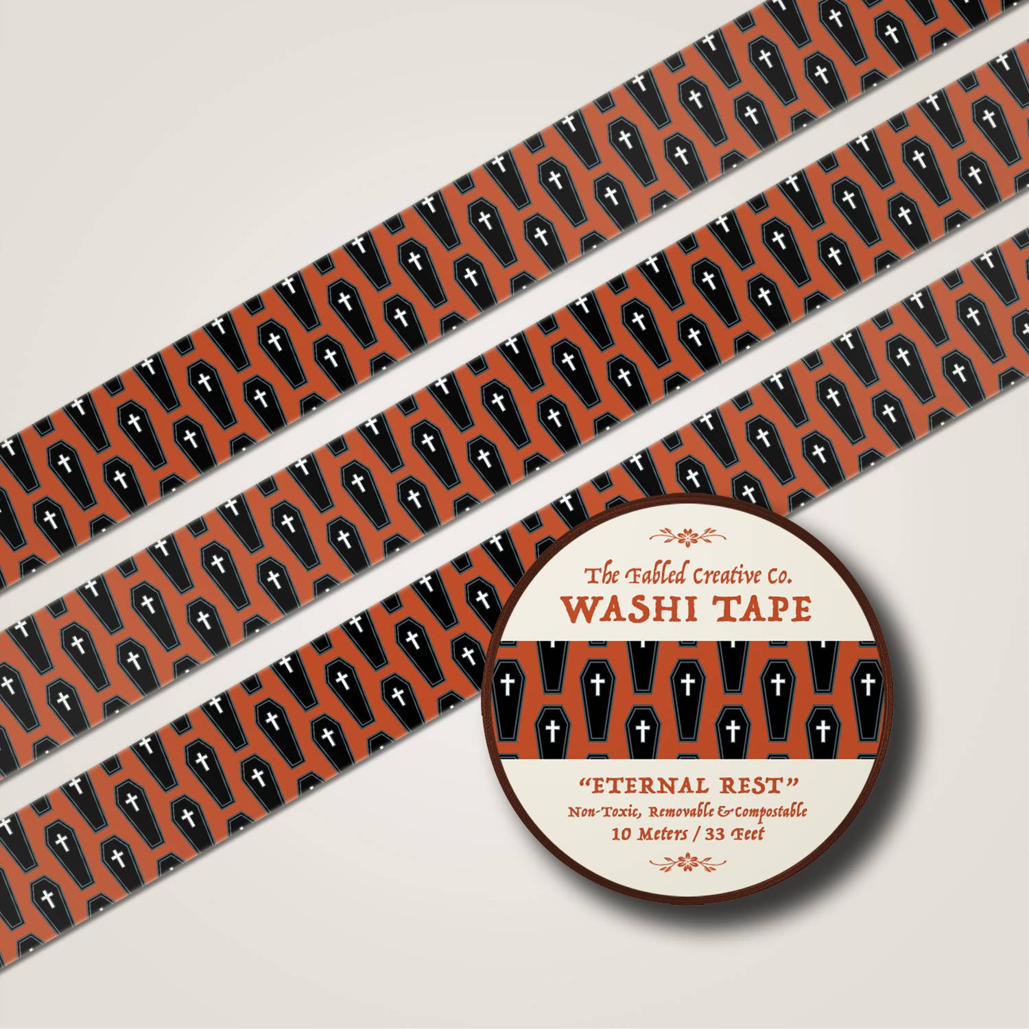 Eternal Rest Washi Tape | The Fabled Creative Co.