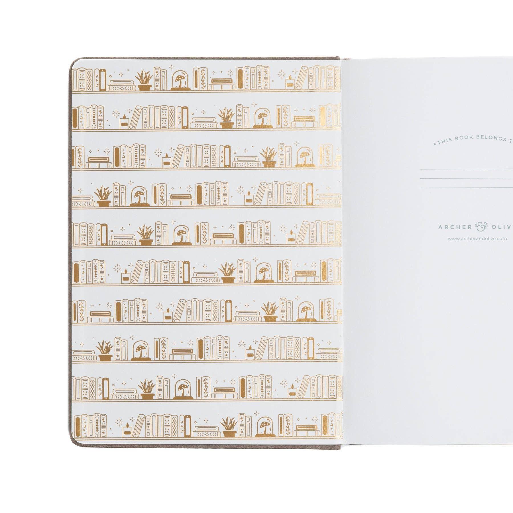 B6 Dot Grid: Bookshelf Notebook - Papertail Fox