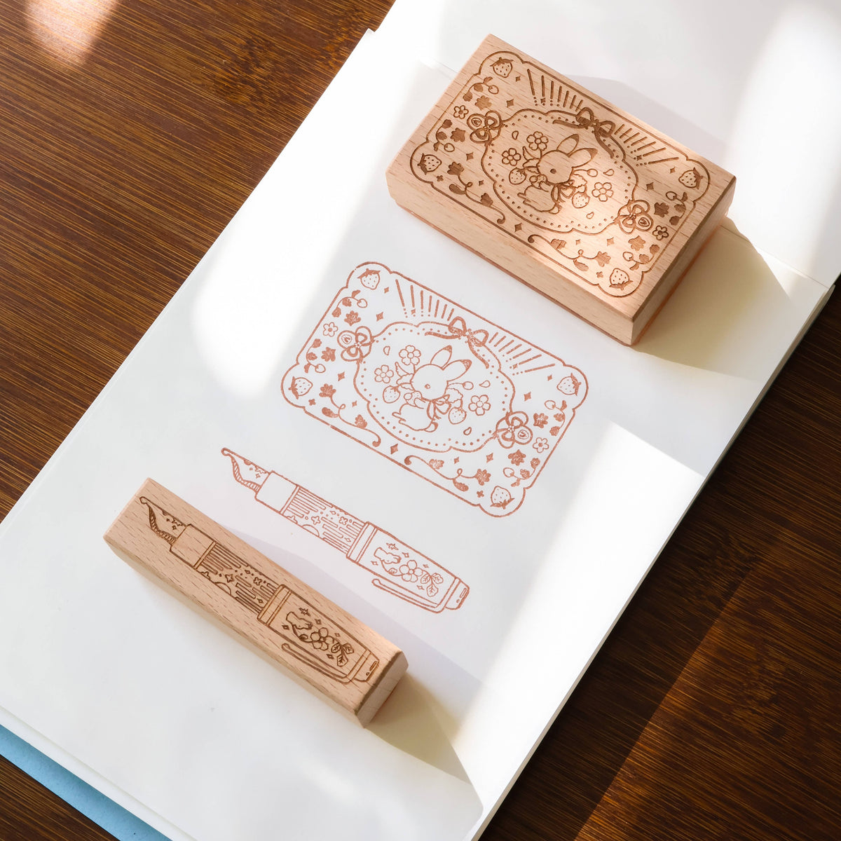 Strawberry Bunny Mystery Stamp Tin | Thousand Skies