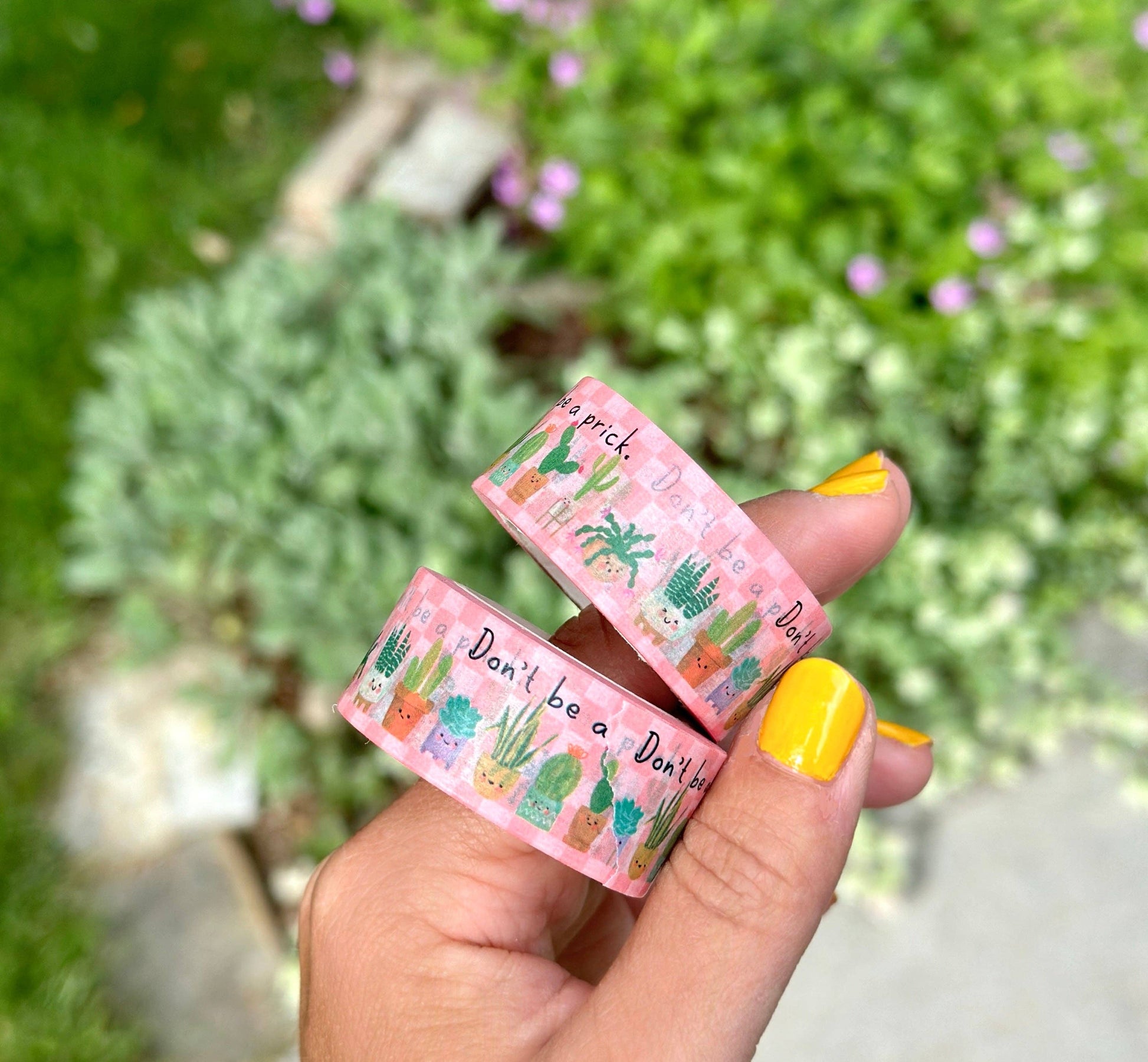 Don't Be a Prick Washi Tape by Sarah Pilar | Papertail Fox