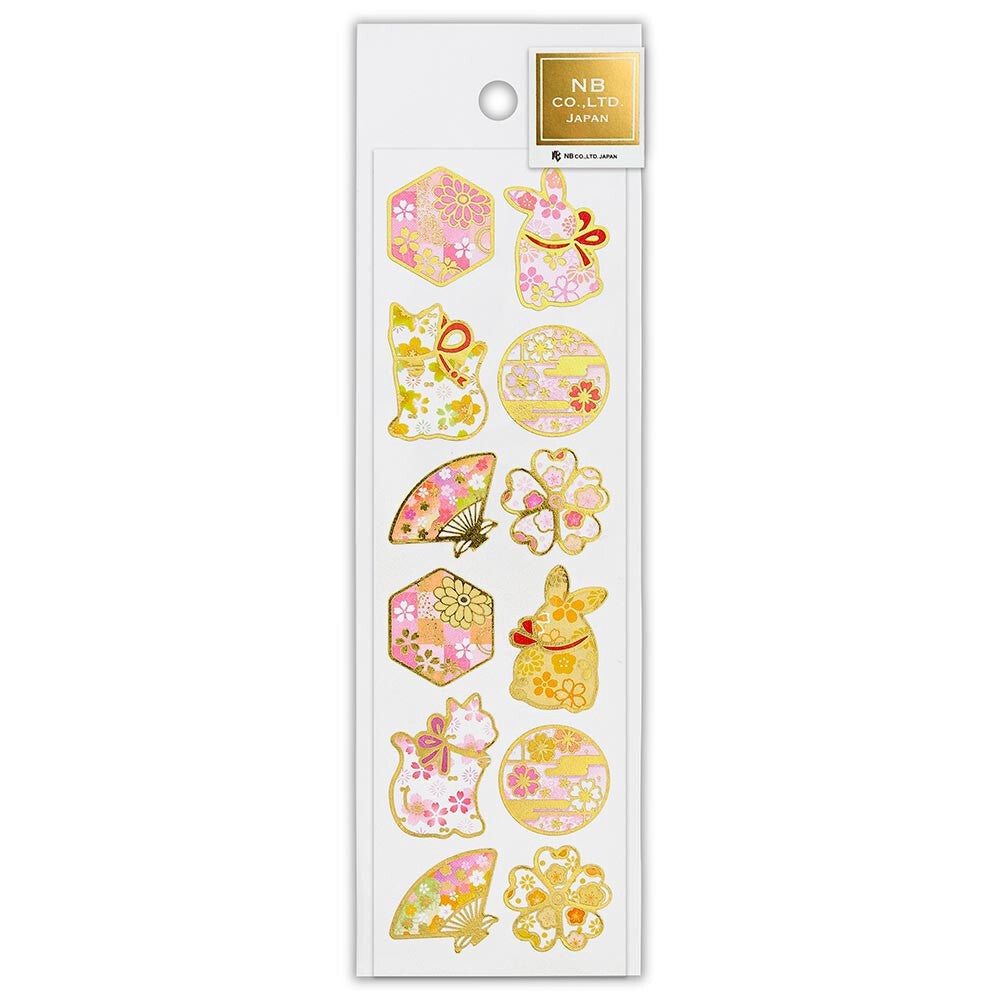 Saki Japanese Sticker Sheet by NB Co | Papertail Fox