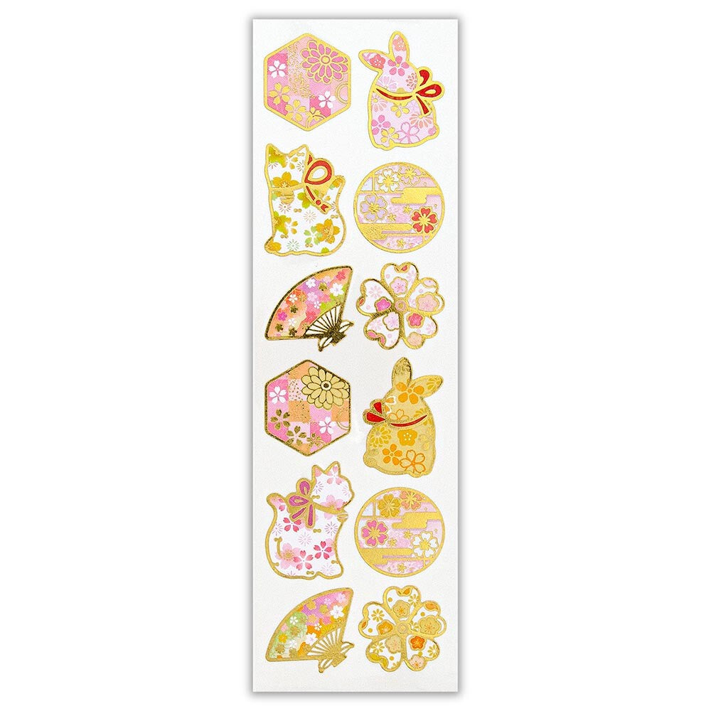 Saki Japanese Sticker Sheet | NB Co