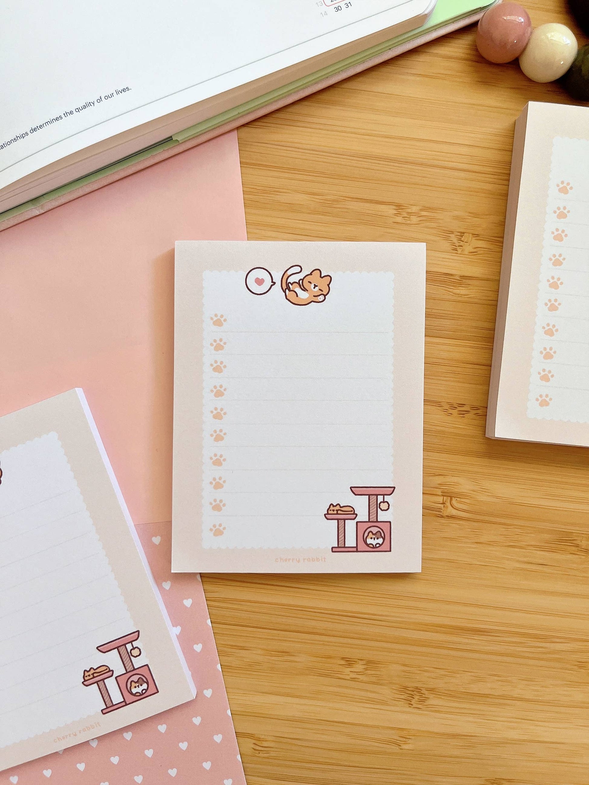Ginger Cat Memo Pad by Cherry Rabbit | Papertail Fox