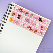 Plushie Cats Gold Foil Washi Tape by Meow Amor Creative | Papertail Fox