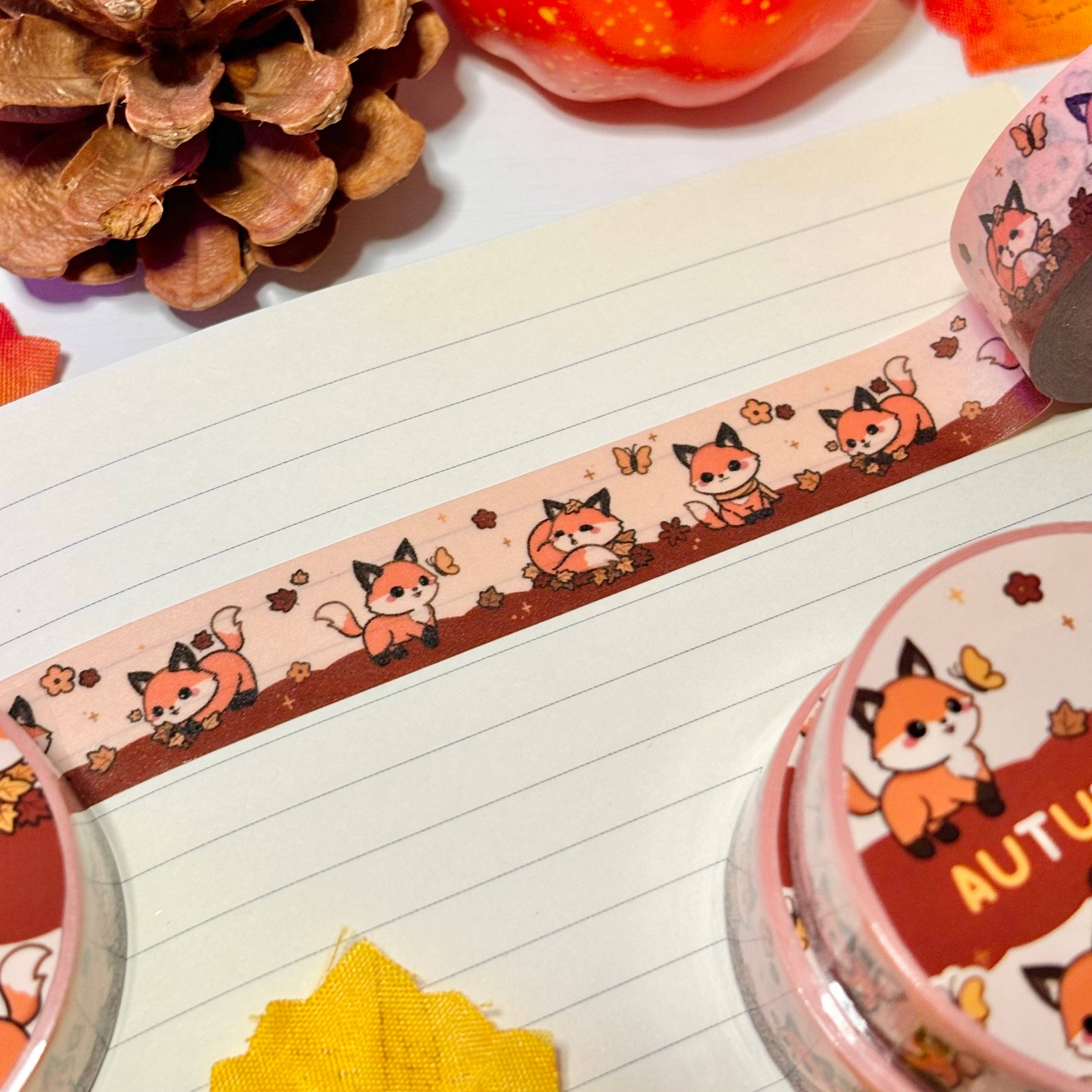 Autumn Fox Washi Tape
