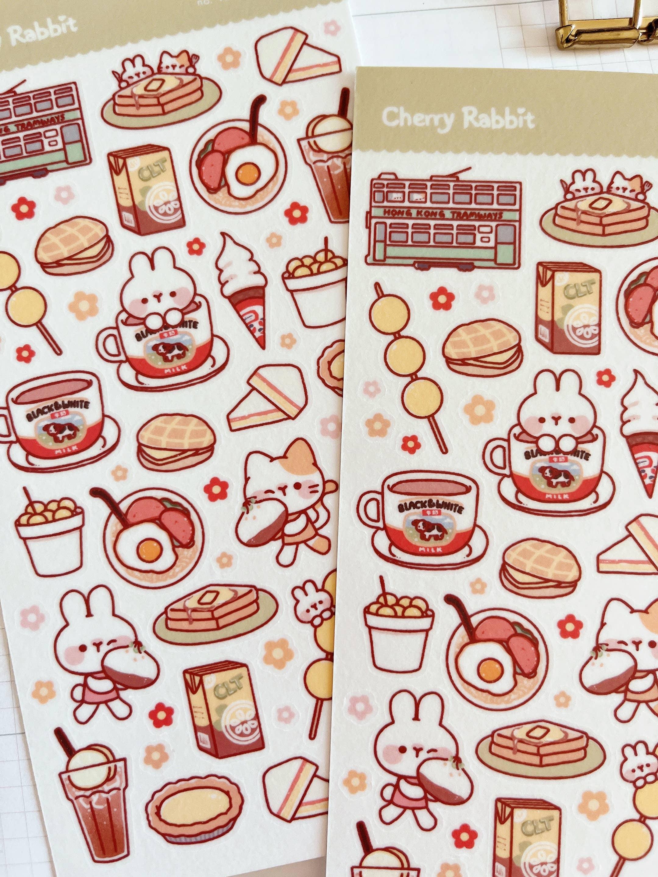 Hong Kong Trip Sticker Sheet no.127 - Papertail Fox