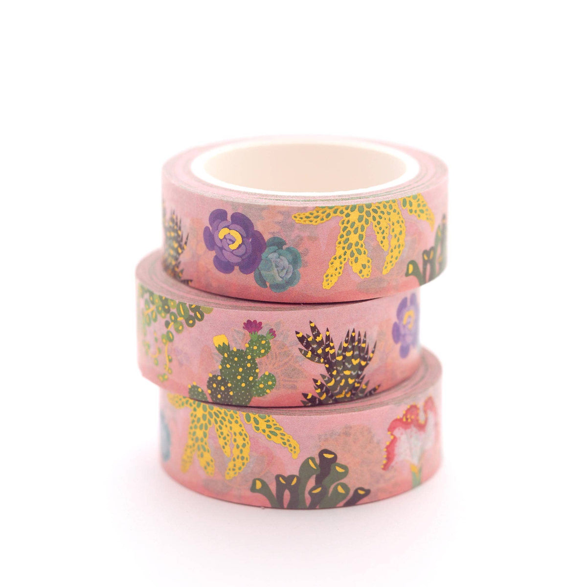Succulents & Cacti Single Roll Washi Tape by Shoal | Papertail Fox
