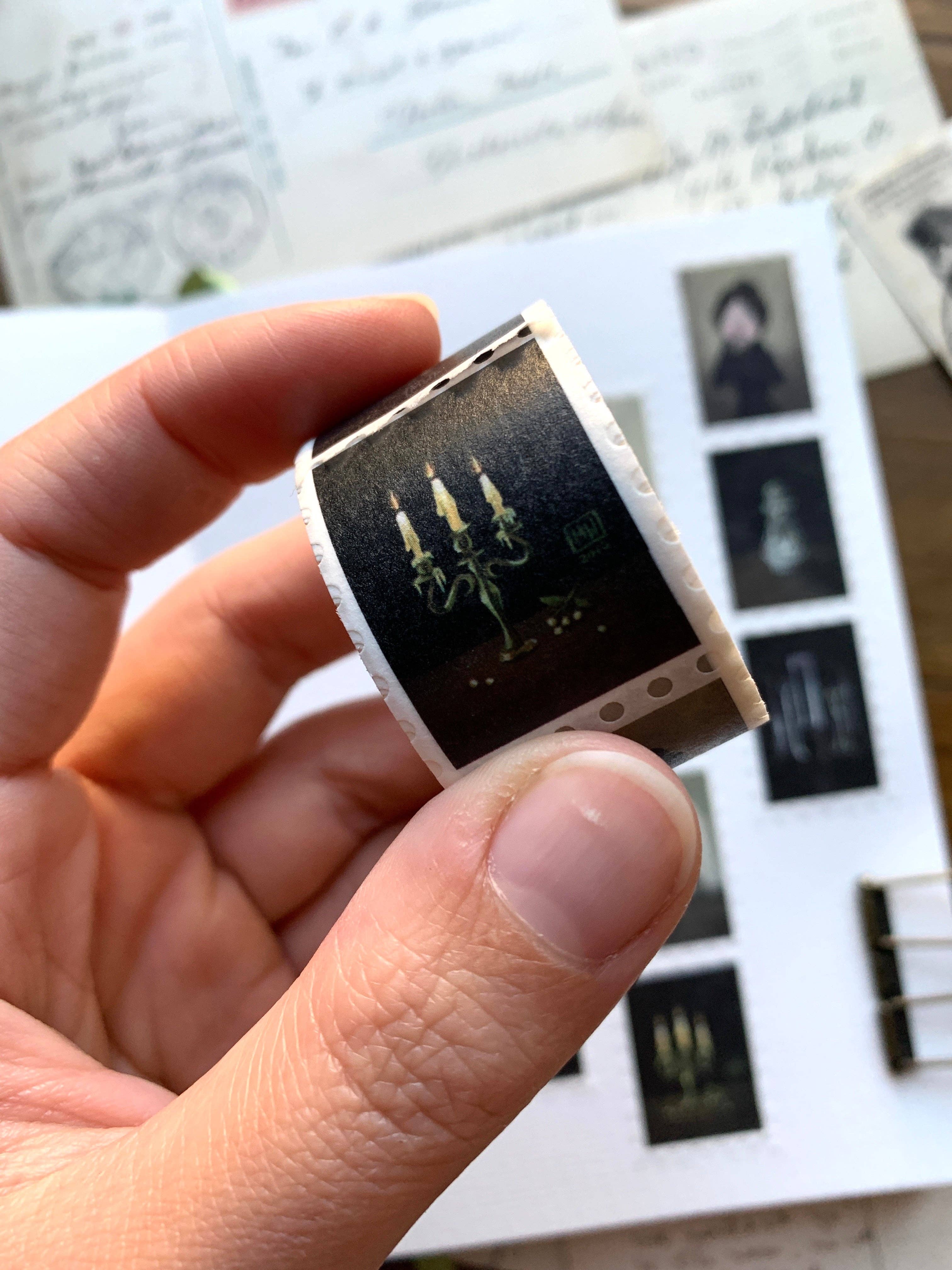 Haunted Victorian Manor Stamp Washi Tape | The Creeping Moon