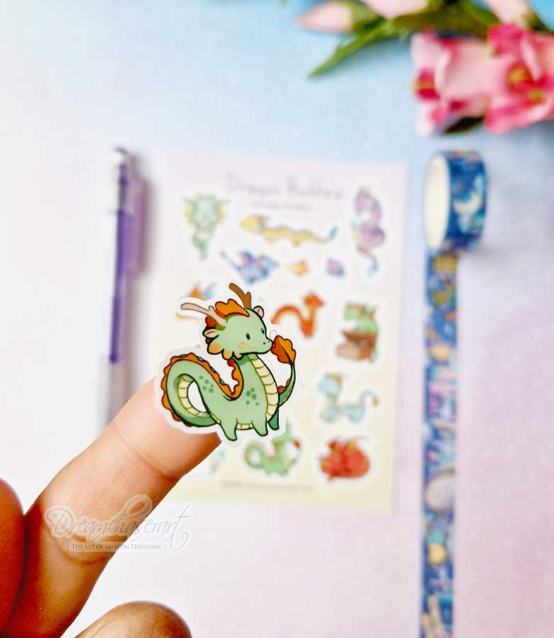Dragon Buddies Planner Sticker Sheet