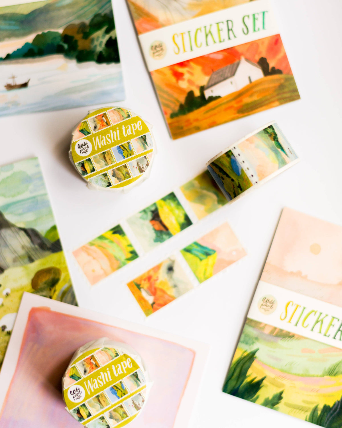 Landscapes Washi Tape | Wild Pencil Studio