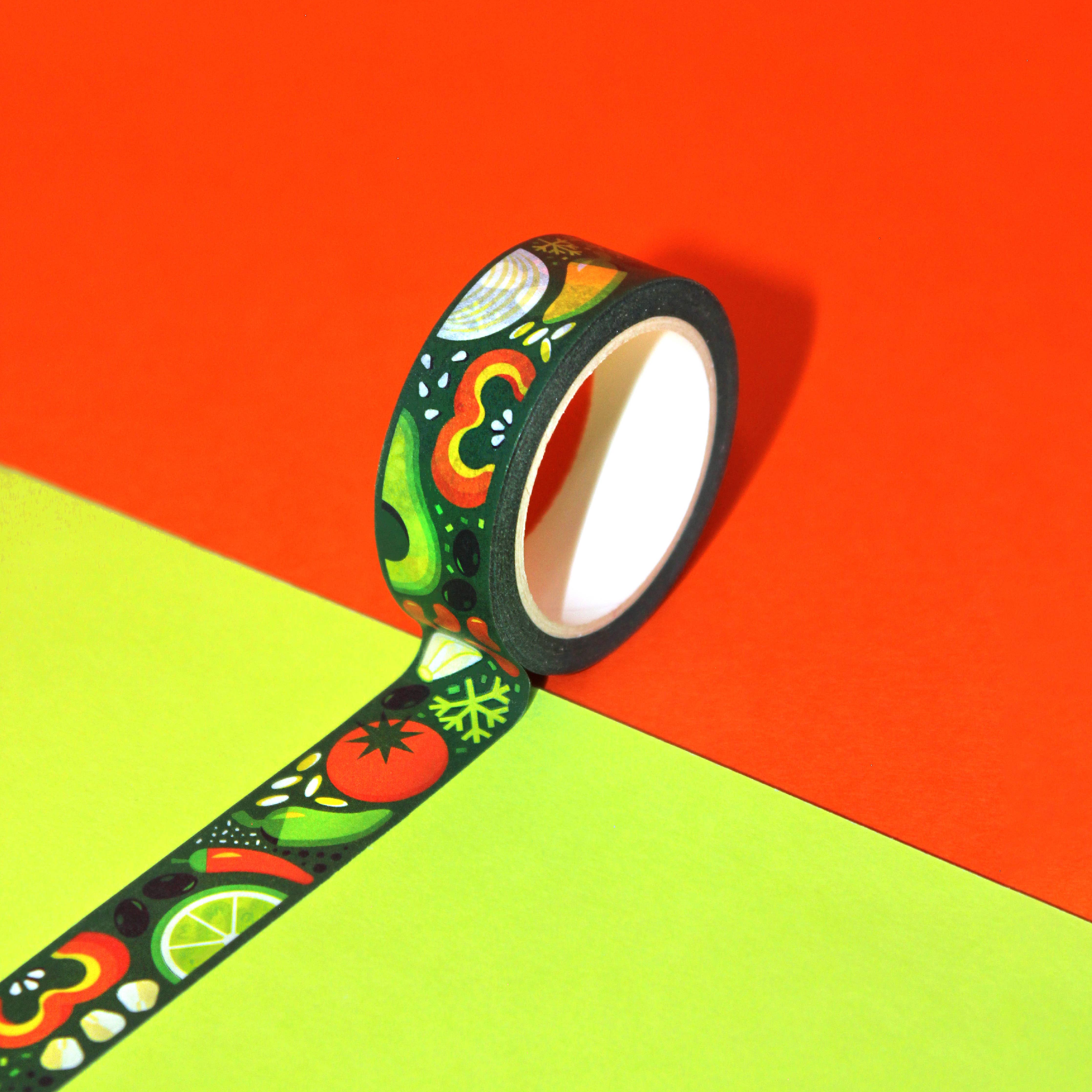 Latin Produce Washi Tape by New Heights Studio | Papertail Fox