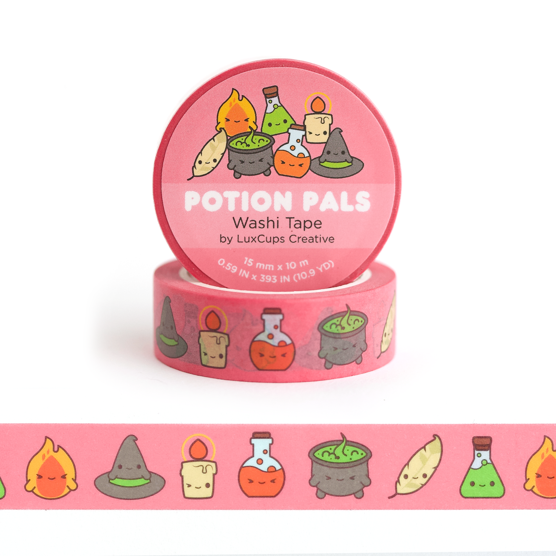 Potion Pals Washi Tape by LuxCups Creative | Papertail Fox