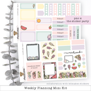 Summer Days Weekly Planning Mini Kit | Planner Monkey Co