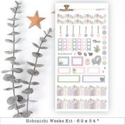 Late Spring Bloom Hobonichi Weeks Sticker Sheet | Plannermonkeyco - Papertail Fox