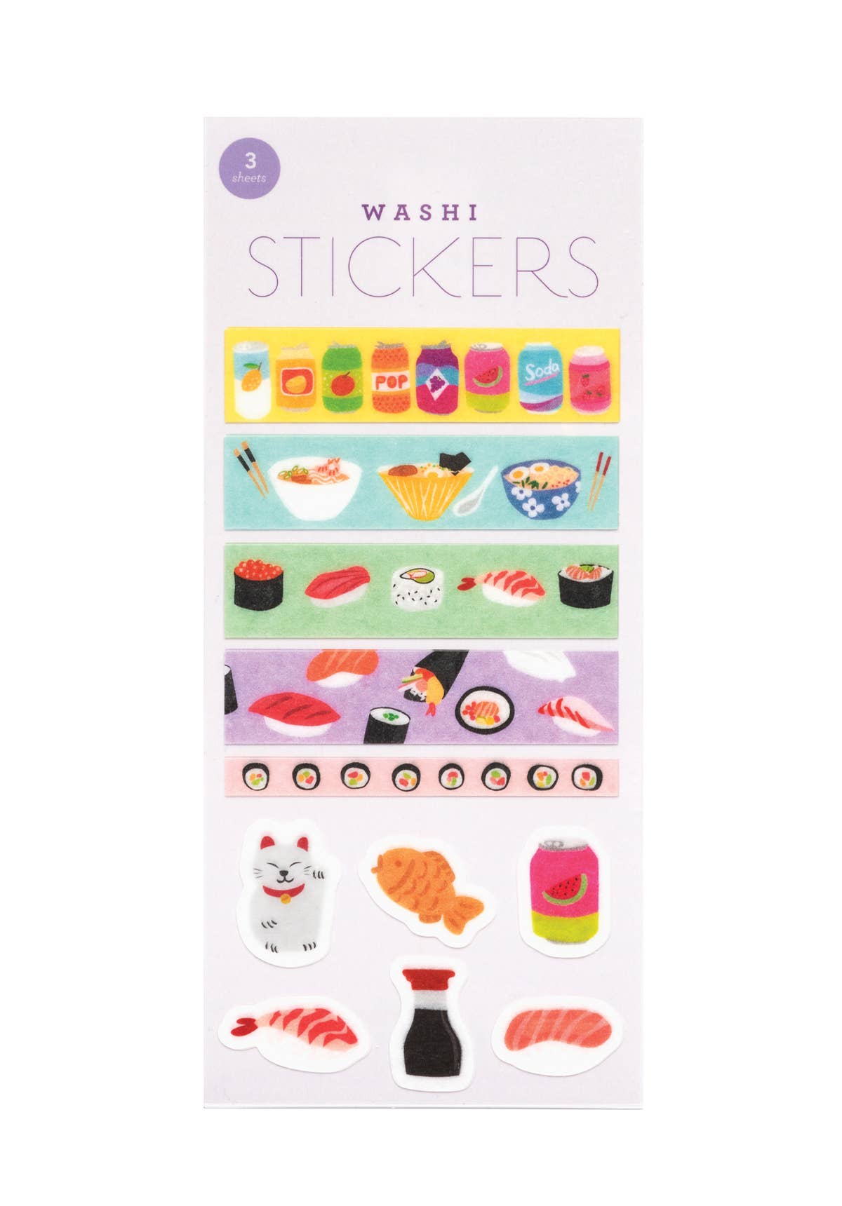 Asian Foods Washi Stickers by Girl of All Work | Papertail Fox