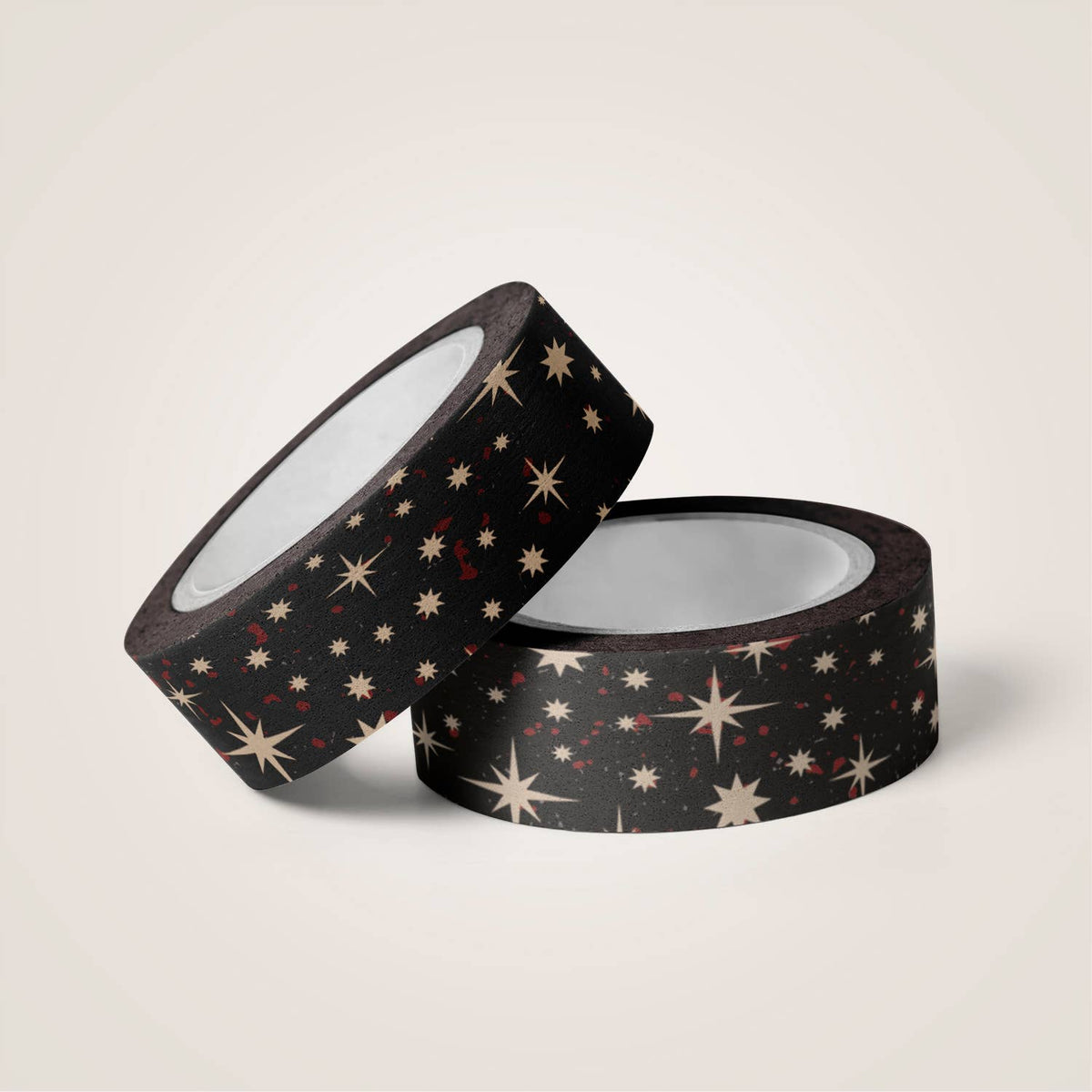 Peppermint Stars Washi Tape | The Fabled Creative Co.