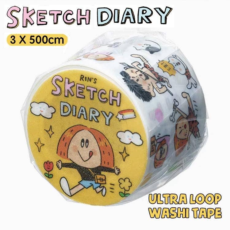 Sketch Diary Washi Tape | RiN! Studio
