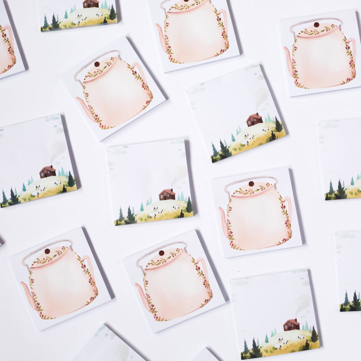 Teapot Sticky Notes | Wild Pencil Studio