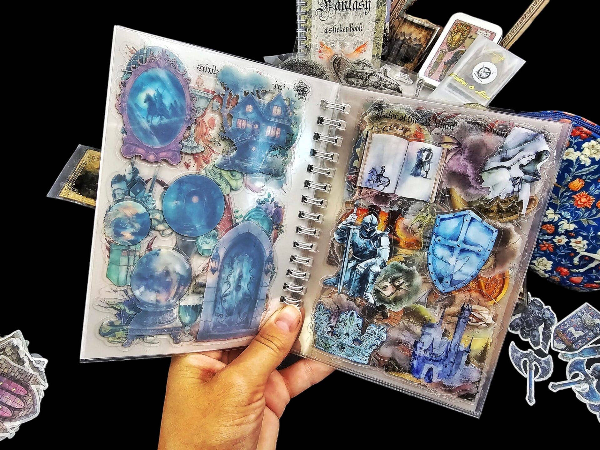 Fantasy Sticker Book | CoraCreaCrafts