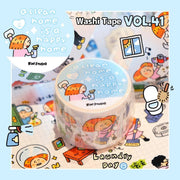 A Clean Home Is a Happy Home Washi Tape by RiN! Studio | Papertail Fox