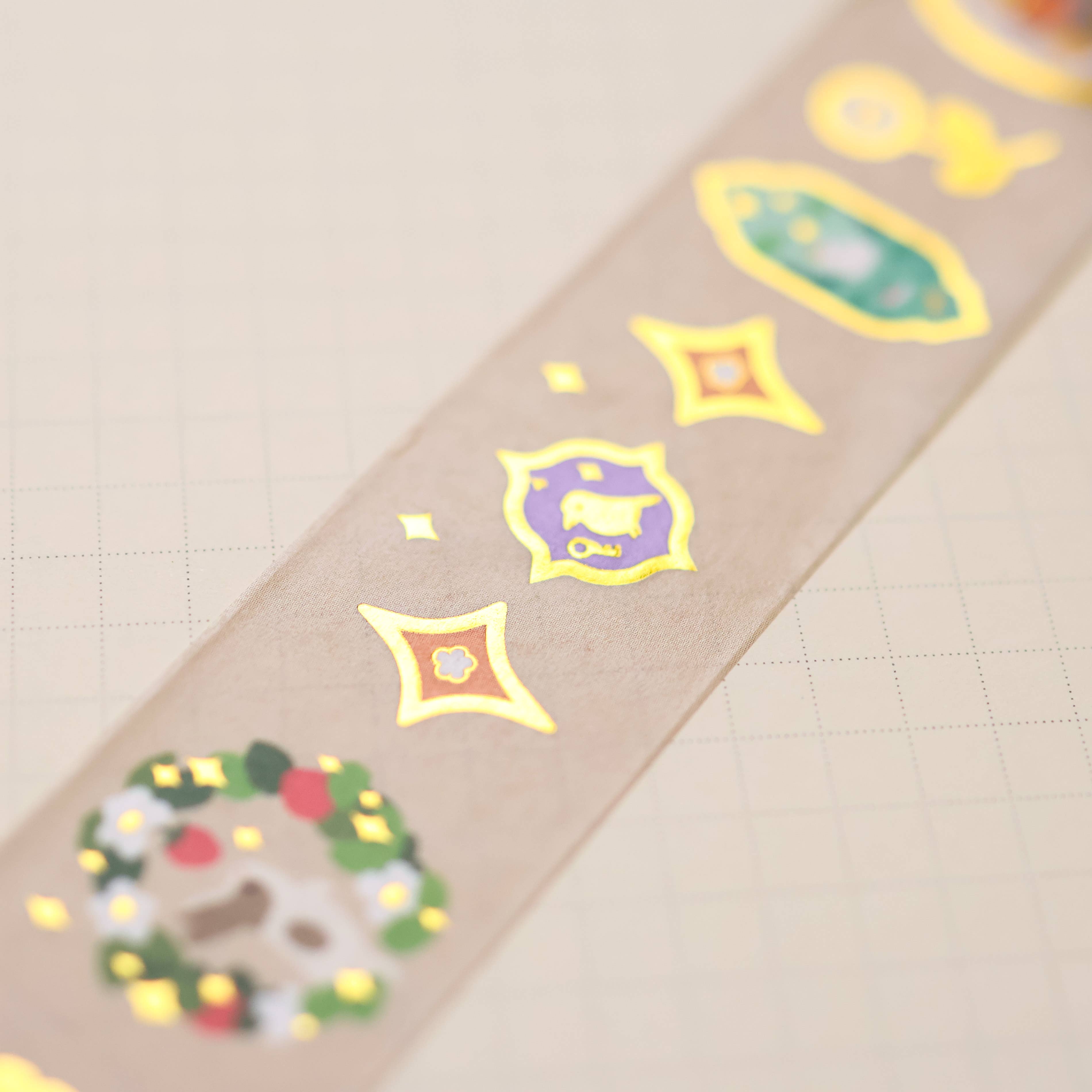 Thousand Skies Animal in Frames Washi Tape - 25mm Foil Accents Animal Theme