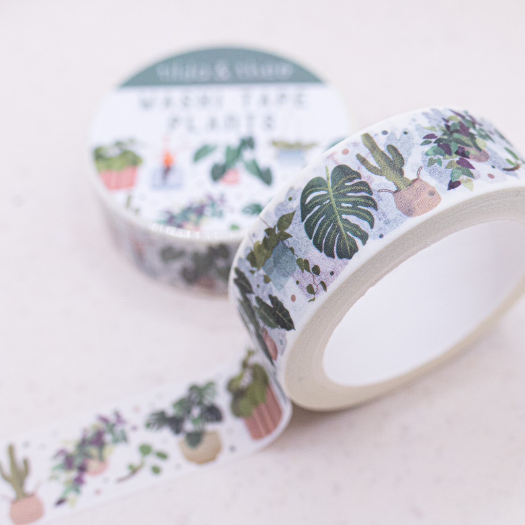 Houseplants Washi Tape | Tilda & Theo