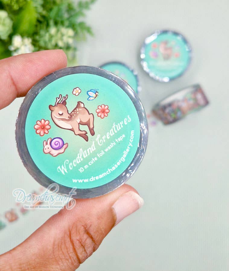 Woodland Creatures Clear Tape | Dreamchaserart