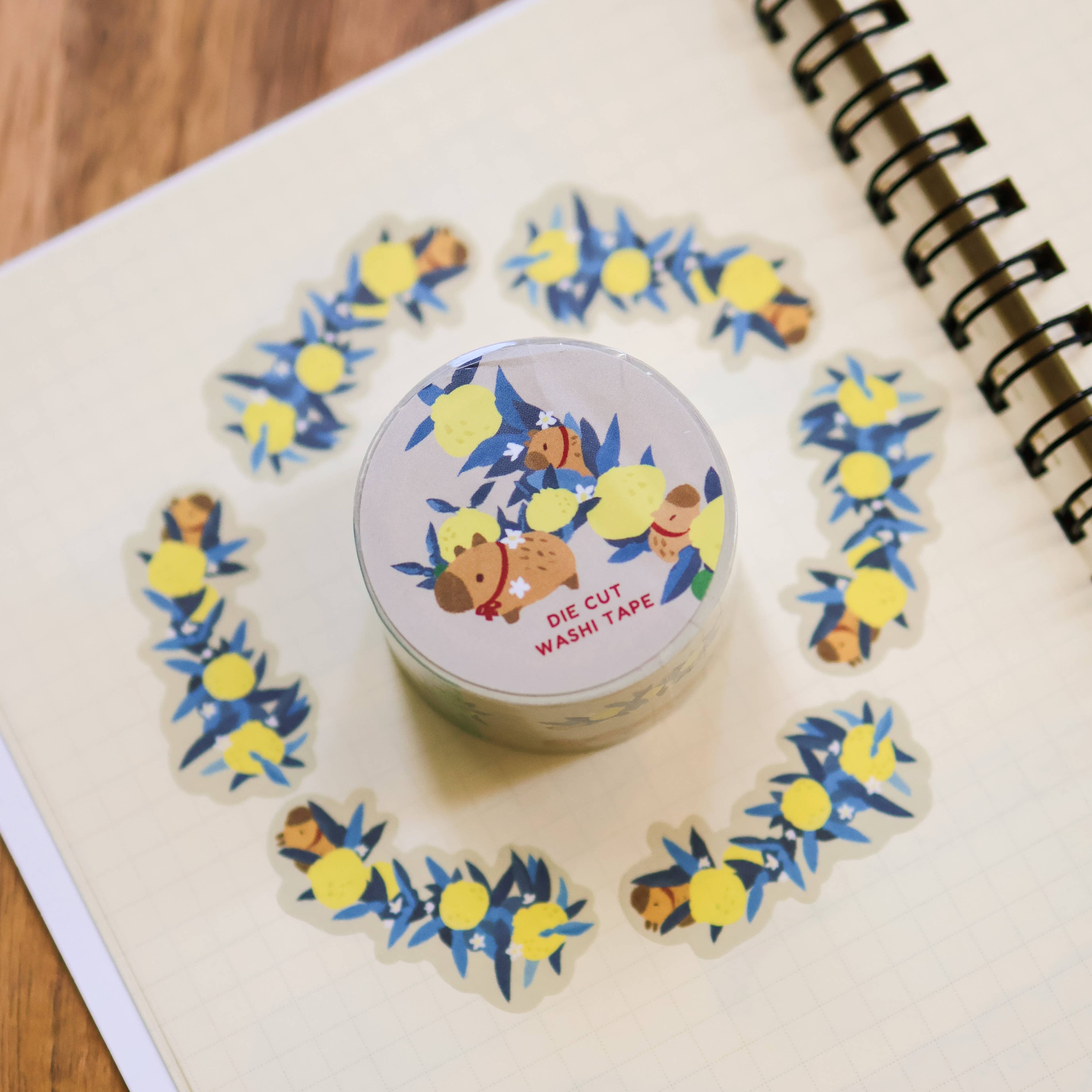 Kiss Cut Washi Tape - Yuzu Thief Capy