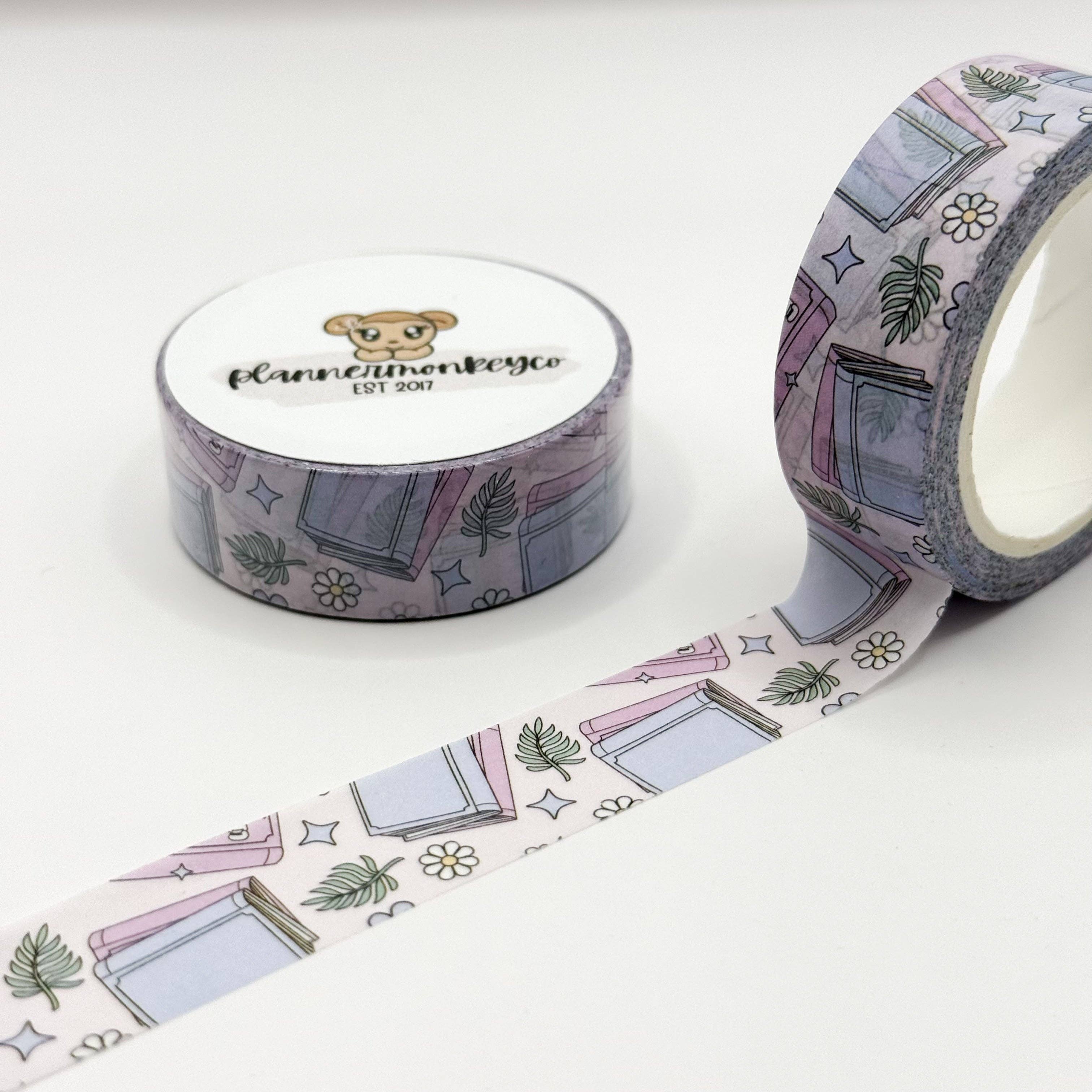 Bookish Girlie Washi Tape | Planner Monkey Co
