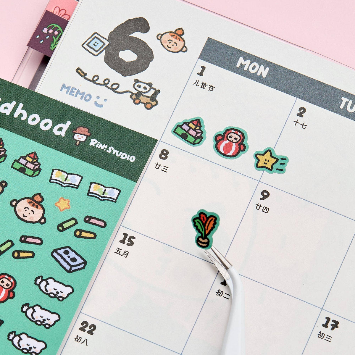 Childhood Mini Sticker Sheet | RiN! Studio
