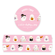 Pink Ghosts Washi Tape by Little Lefty Lou | Papertail Fox
