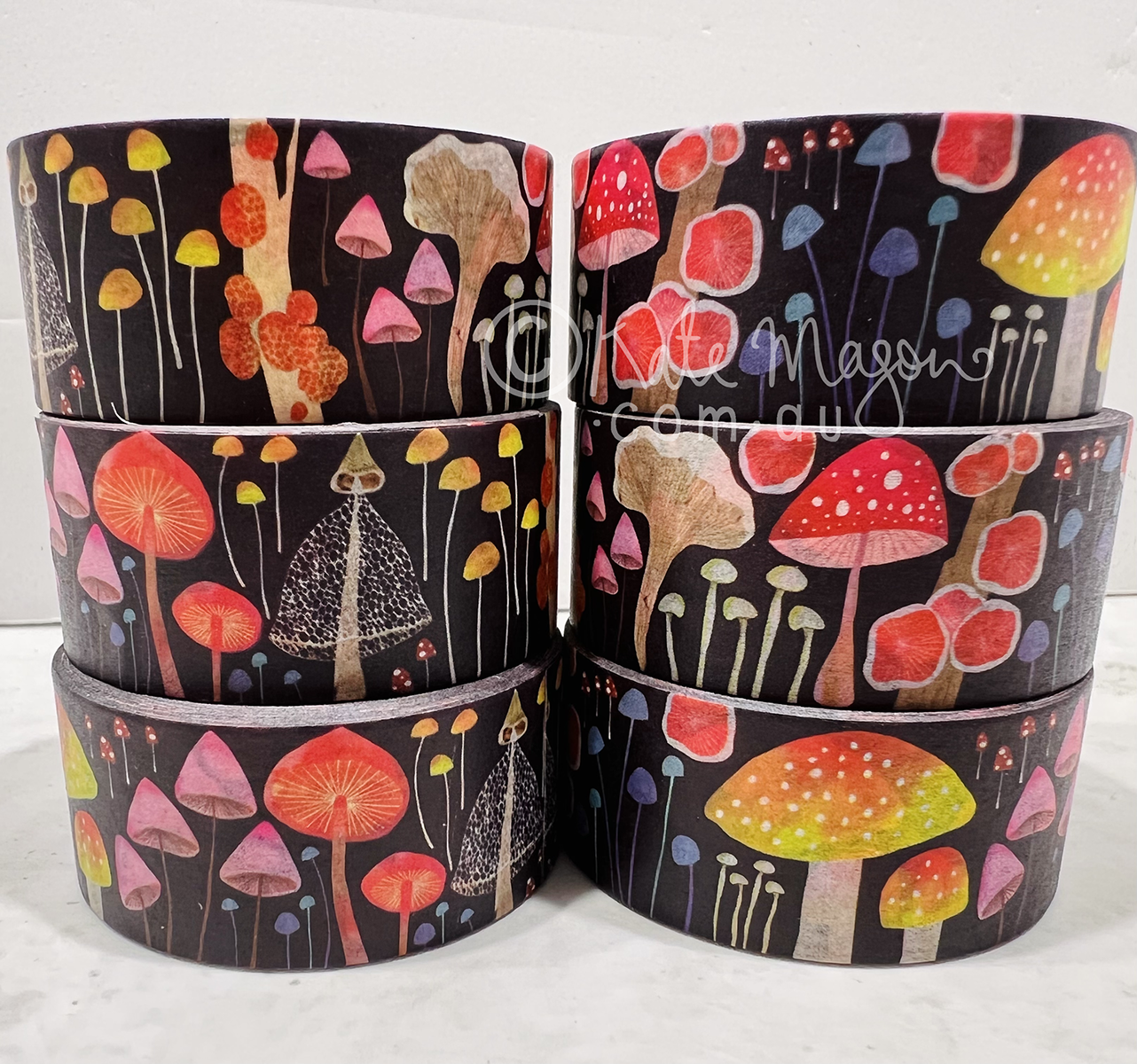 Mushrooms Washi Tape | Kate Mason Artist