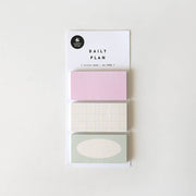 Pink and Sage 3 Pad Sticky Memo Set by Suatelier