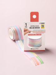 Pastel Line Die-Cut Clear Tape by Daiso | Papertail Fox