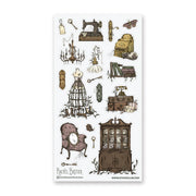 Haunted Estate Sale Sticker Sheet by Stickii | Papertail Fox