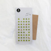 Lucky Clover Mini Sticker Sheet by Suatelier