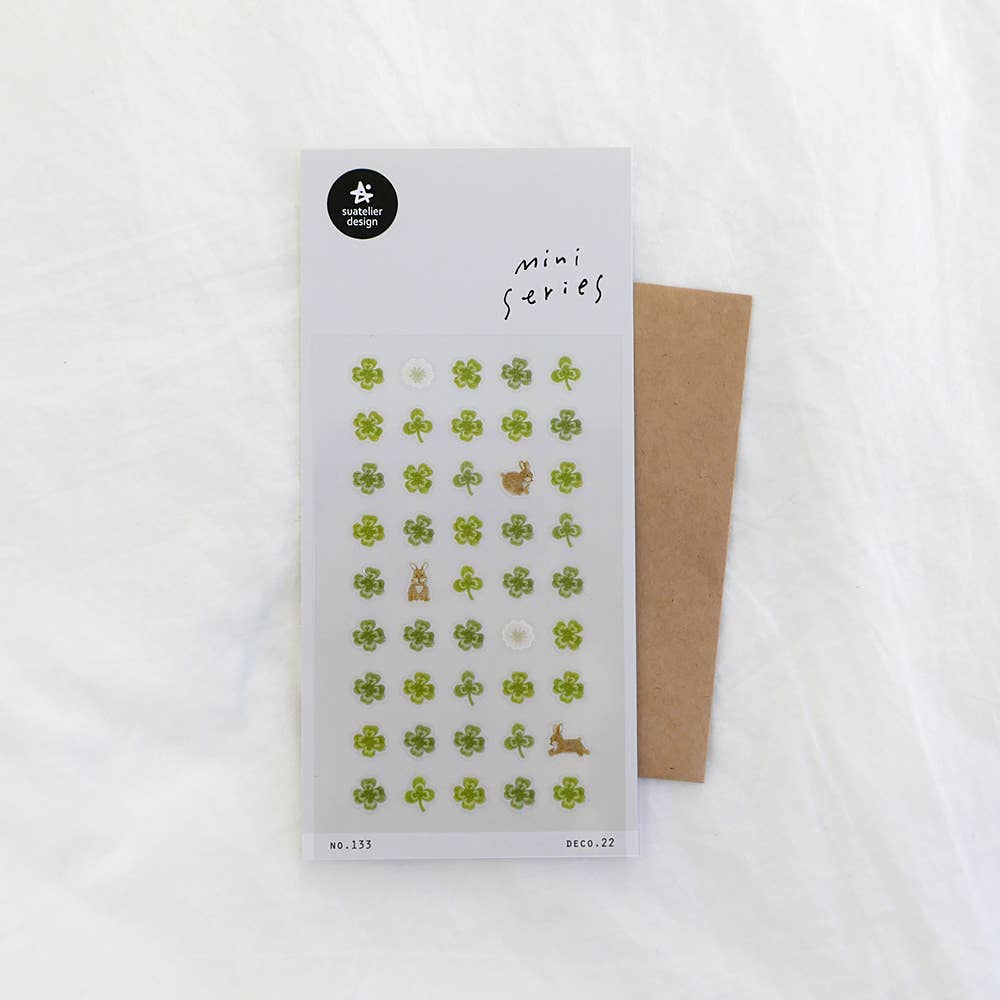 Lucky Clover Mini Sticker Sheet by Suatelier
