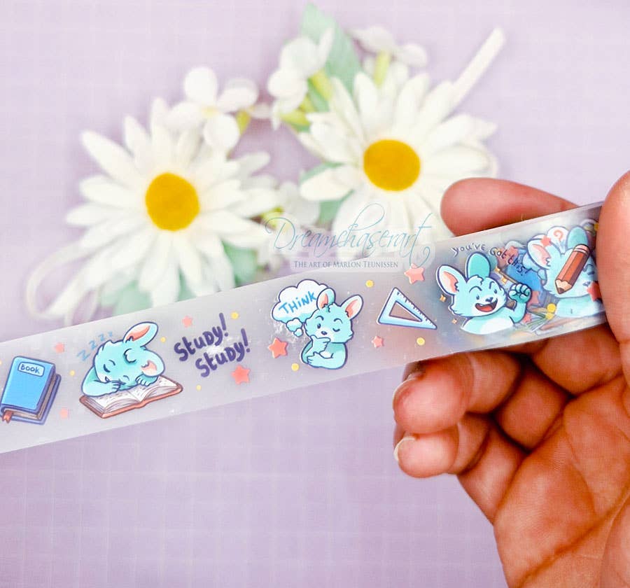 Study Buddy Clear Tape | Dreamchaserart