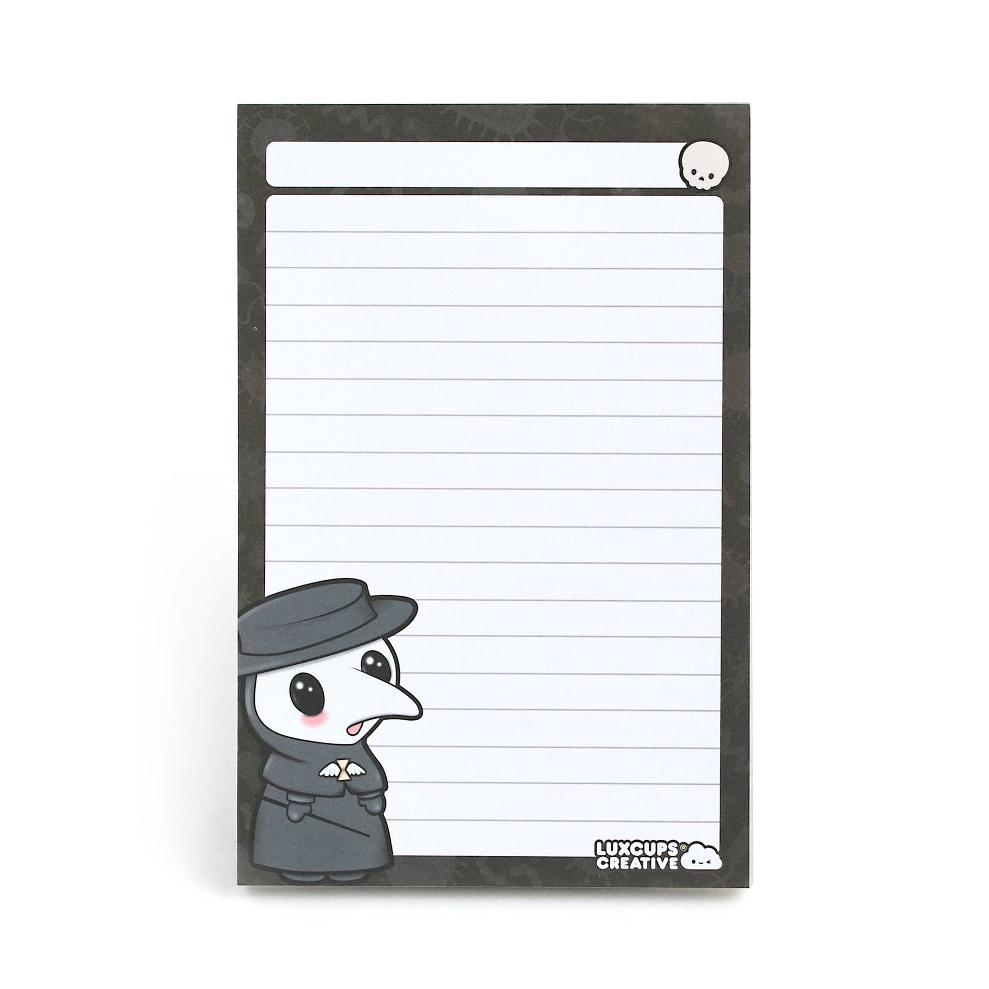Plague Doctor Notepad by LuxCups Creative | Papertail Fox