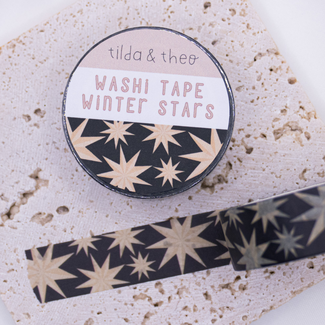 Christmas Stars Washi Tape | Tilda & Theo