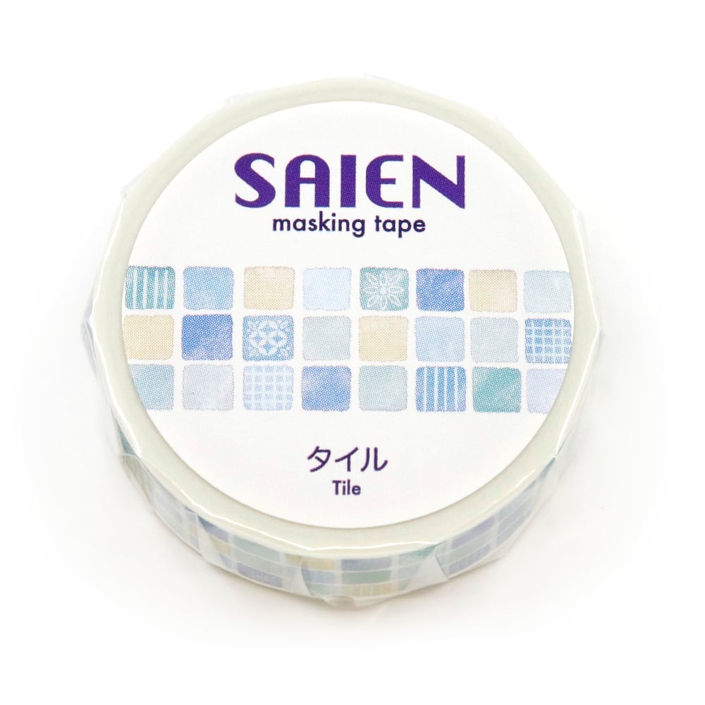 Tile Washi Tape | Kamiiso SAIEN