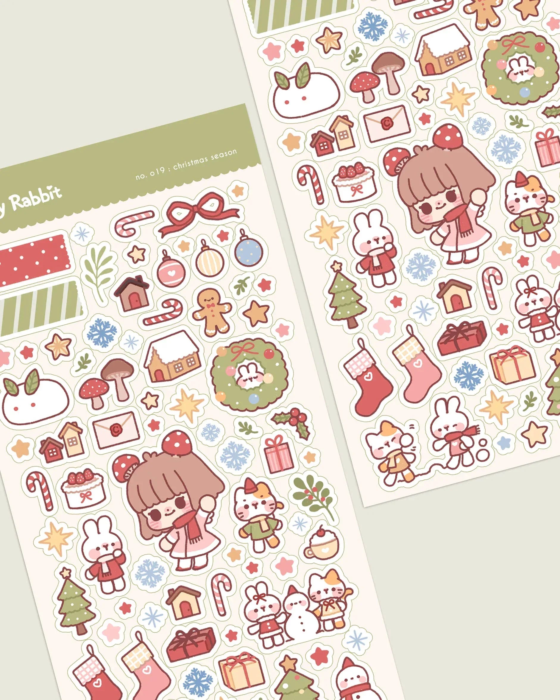 Christmas Season Sticker Sheet no.019 - Papertail Fox