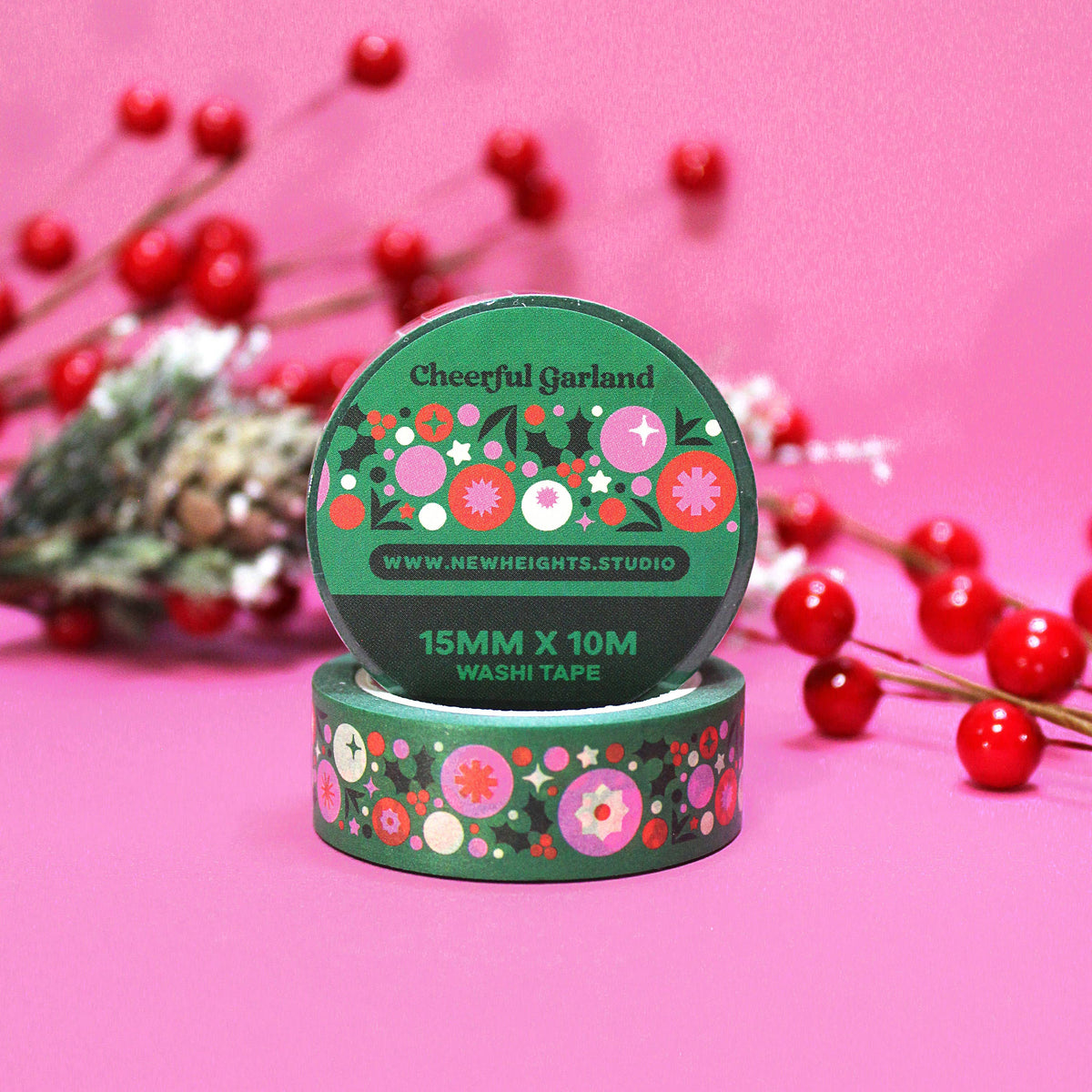 Cheerful Garland Washi Tape | New Heights Studio