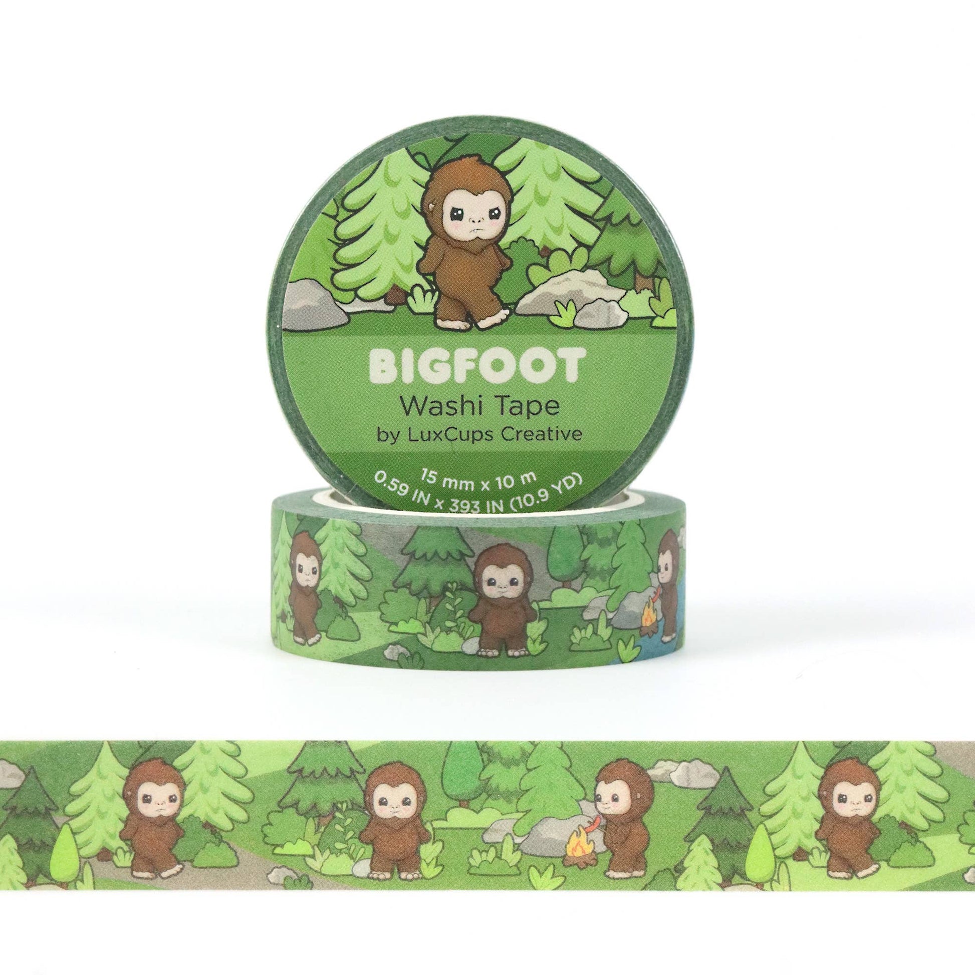 Bigfoot Washi Tape by LuxCups Creative | Papertail Fox